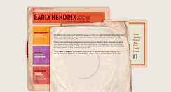Desktop Screenshot of earlyhendrix.com